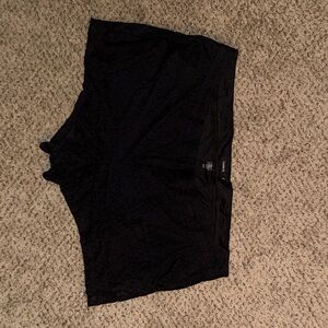 Torrid Elegant Black High Waist Shorts